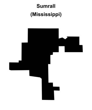 Sumrall (Mississippi) boş ana hat haritası
