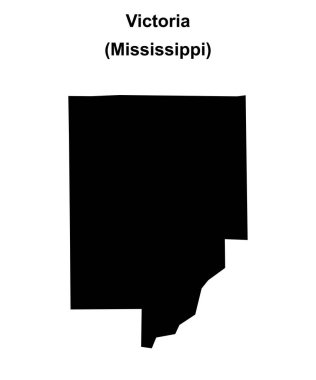 Victoria (Mississippi) boş ana hat haritası