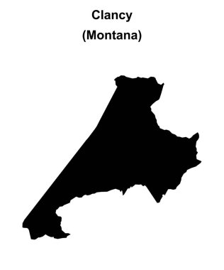 Clancy (Montana) boş ana hat haritası