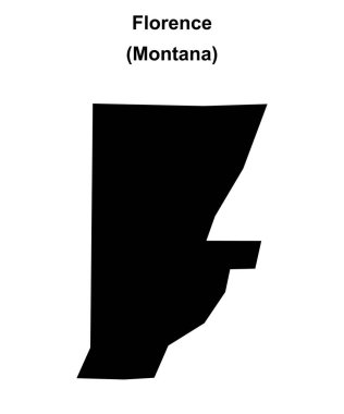 Floransa (Montana) boş ana hat haritası