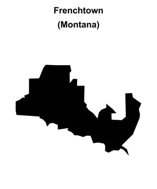 Frenchtown (Montana) boş ana hat haritası