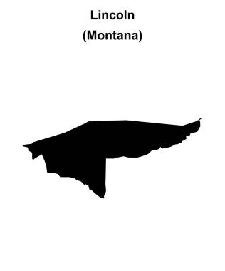 Lincoln (Montana) boş ana hat haritası