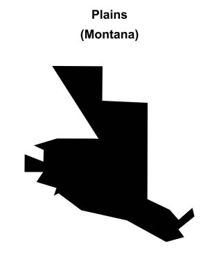 Düzlükler (Montana) boş ana hat haritası