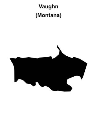 Vaughn (Montana) boş ana hat haritası