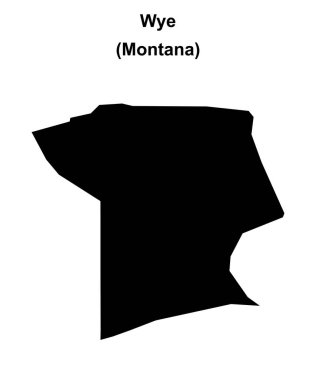 Wye (Montana) boş ana hat haritası