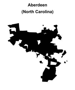 Aberdeen (Kuzey Carolina) boş ana hat haritası