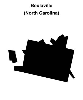 Beulaville (Kuzey Carolina) boş ana hat haritası