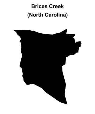 Brices Creek (Kuzey Carolina) boş ana hat haritası