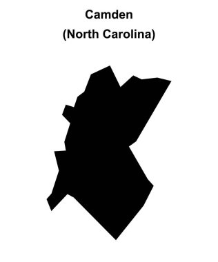 Camden (Kuzey Carolina) boş ana hat haritası