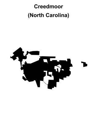 Creedmoor (Kuzey Carolina) boş ana hat haritası