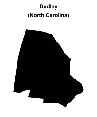 Dudley (Kuzey Carolina) boş ana hat haritası