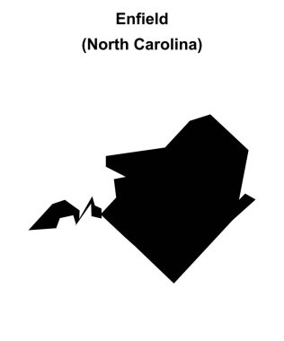 Enfield (Kuzey Carolina) boş ana hat haritası