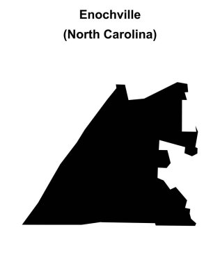 Enochville (Kuzey Carolina) boş ana hat haritası
