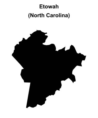 Etowah (Kuzey Carolina) boş ana hat haritası