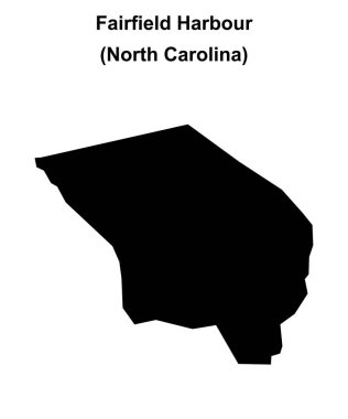 Fairfield Limanı (Kuzey Carolina) boş ana hat haritası