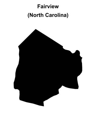 Fairview (Kuzey Carolina) boş ana hat haritası