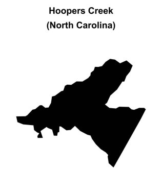 Hoopers Deresi (Kuzey Carolina) boş ana hat haritası
