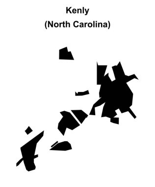 Kenly (Kuzey Carolina) boş ana hat haritası