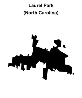 Laurel Park (Kuzey Carolina) boş ana hat haritası