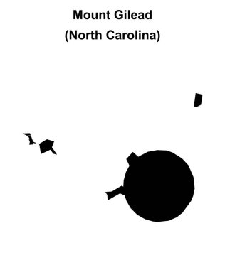 Gilead Dağı (Kuzey Carolina) boş ana hat haritası