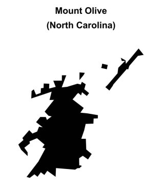 Olive Dağı (Kuzey Carolina) boş ana hat haritası