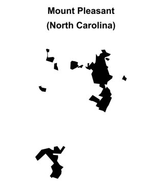 Pleasant Dağı (Kuzey Carolina) boş ana hat haritası