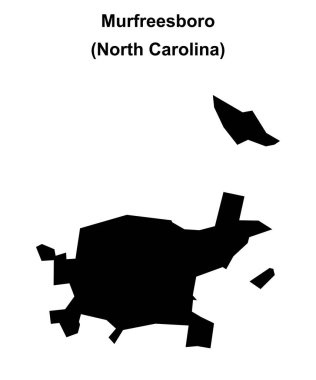 Murfreesboro (Kuzey Carolina) boş ana hat haritası