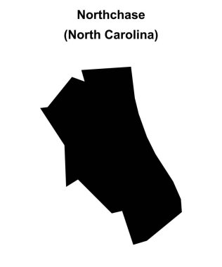Northchase (Kuzey Carolina) boş ana hat haritası