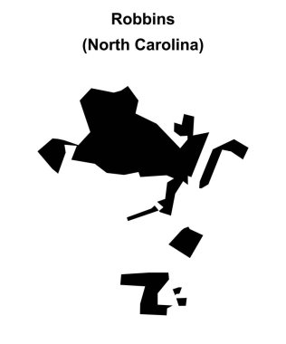 Robbins (Kuzey Carolina) boş ana hat haritası