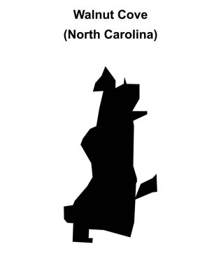 Walnut Cove (Kuzey Carolina) boş ana hat haritası