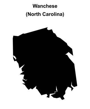 Wanchese (Kuzey Carolina) boş ana hat haritası