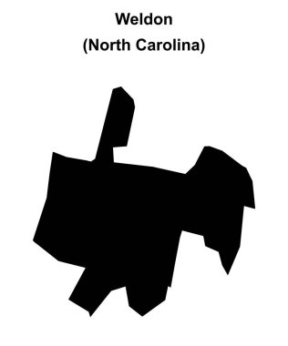 Weldon (Kuzey Carolina) boş ana hat haritası