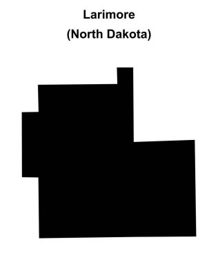 Larimore (Kuzey Dakota) boş ana hat haritası