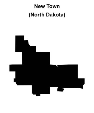 Yeni Şehir (Kuzey Dakota) boş ana hat haritası