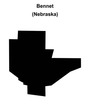 Bennet (Nebraska) boş ana hat haritası