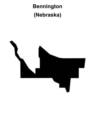 Bennington (Nebraska) boş ana hat haritası