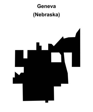 Geneva (Nebraska) boş ana hat haritası