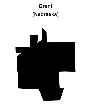 Grant (Nebraska) boş ana hat haritası
