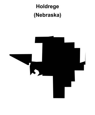 Holdrege (Nebraska) boş ana hat haritası