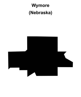 Wymore (Nebraska) boş ana hat haritası