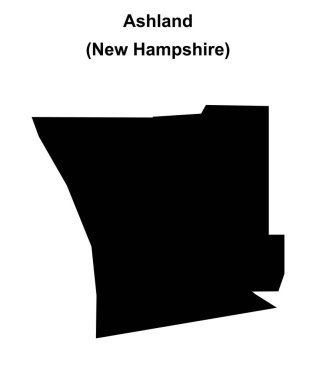 Ashland (New Hampshire) boş ana hat haritası