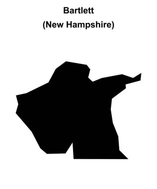 Bartlett (New Hampshire) boş ana hat haritası