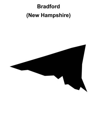 Bradford (New Hampshire) boş ana hat haritası