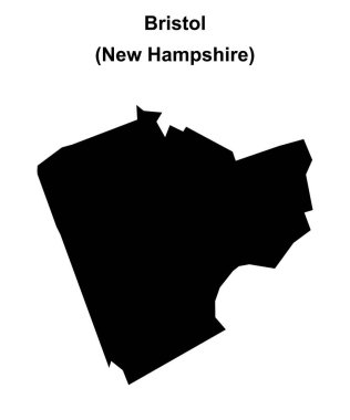 Bristol (New Hampshire) boş ana hat haritası