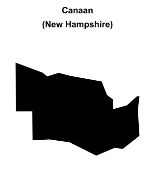 Canaan (New Hampshire) boş ana hat haritası