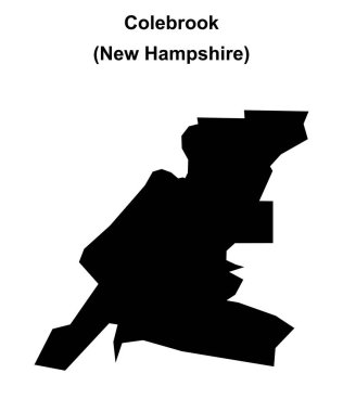 Colebrook (New Hampshire) boş ana hat haritası