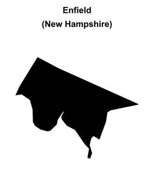 Enfield (New Hampshire) boş ana hat haritası