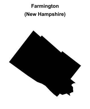 Farmington (New Hampshire) boş ana hat haritası