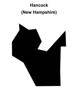 Hancock (New Hampshire) boş ana hat haritası