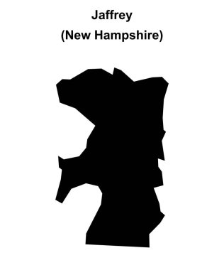 Jaffrey (New Hampshire) boş ana hat haritası